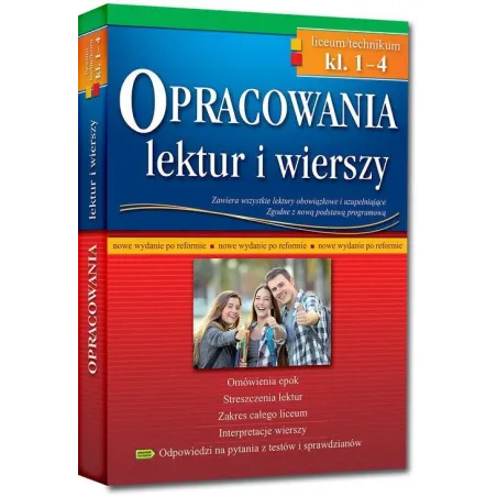 OPRACOWANIA LEKTUR I WIERSZY KLASA 1-4 LICEUM TECHNIKUM - Greg