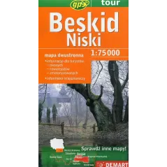 BESKID NISKI MAPA TURYSTYCZNA 1:75 000 - Demart