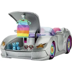 BARBIE EXTRA KABRIOLET GWIAZD DLA LALEK Z ZESTAWEM AKCESORIÓW 3+