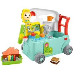 Fisher-Price Ucz Się I Śmiej Wesoły Kamper Malucha 3 Poziomy Nauki 9-36 Miesięcy
