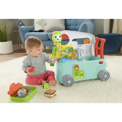 FISHER-PRICE UCZ SIĘ I ŚMIEJ WESOŁY KAMPER MALUCHA 3 POZIOMY NAUKI 9-36 MIESIĘCY