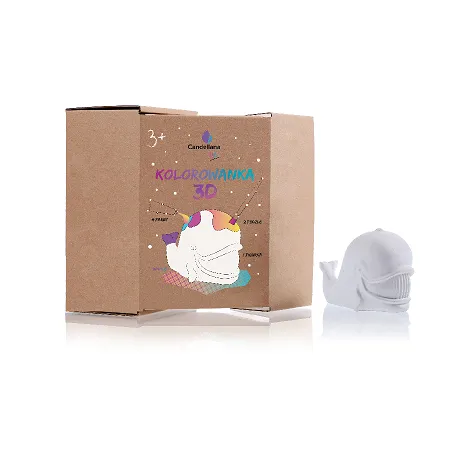 KOLOROWANKA 3D WIELORYB 3+