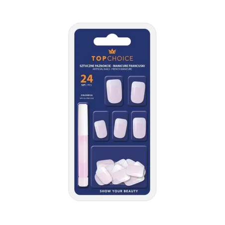 Paznokcie Sztuczne Z Klejem French Top Choice