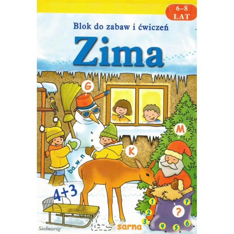 Zima. Blok do zabaw i ćwiczeń. 68 lat. Praca Zbiorowa