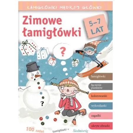 Zimowe Łamigłówki Łamigłówki Mądrej Główki 5-7 Lat