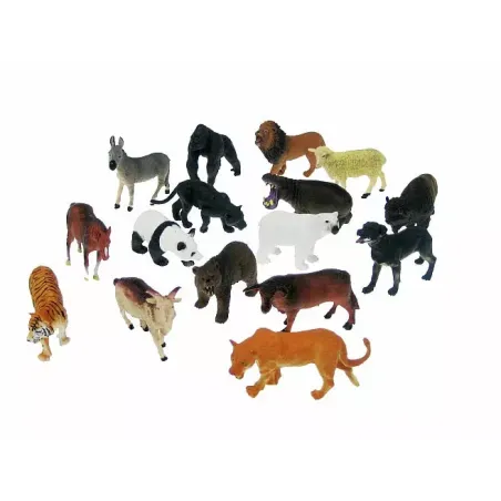 Figurki Zwierzęta 18 Rodzajów 3+