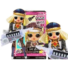 L.O.L. SURPRISE! LALKA O.M.G. MUSIC REMIX ROCK FAME QUEEN Z KEYTAREM 3+ II GATUNEK - MGA Entertainment LTD