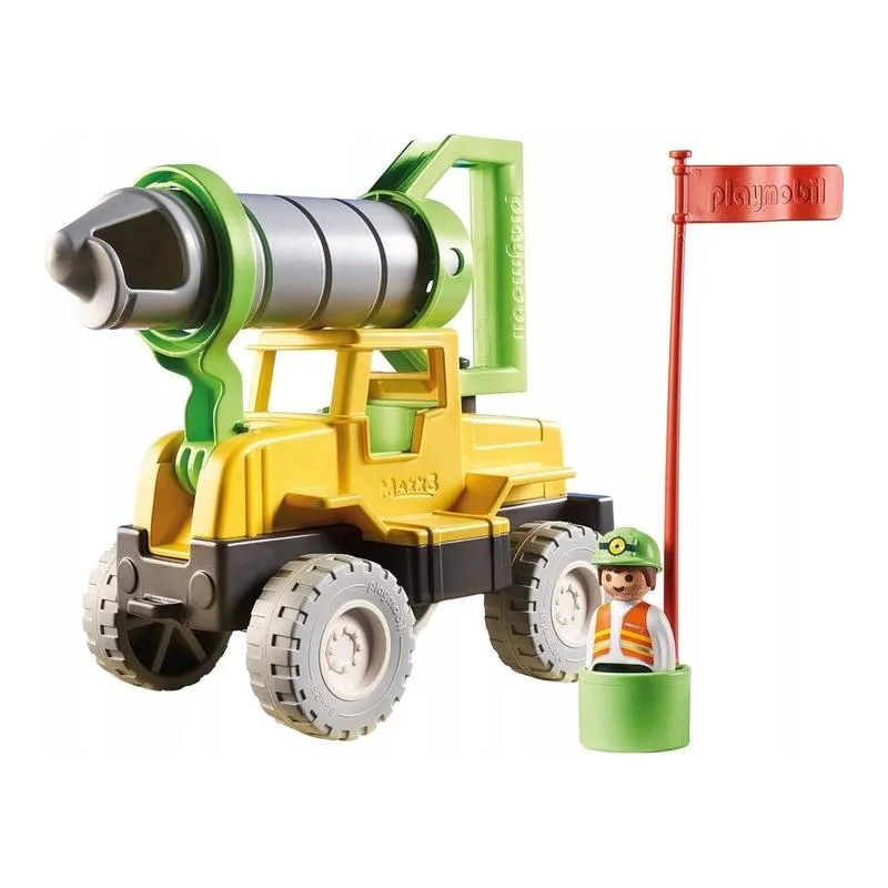 AUTO Z WIERTŁEM DO PIASKU DLA DZIECI PLAYMOBIL 70064 SAND 2+ II GATUNEK