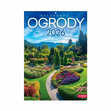 KALENDARZ 2026 OGRODY A4 ŚCIENNY