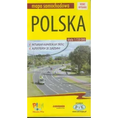 POLSKA MAPA SAMOCHODOWA - BIK Mapy