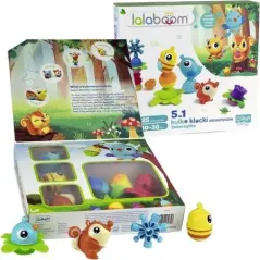 ZESTAW KULKO-KLOCKÓW ZWIERZAKI 25 ELEMENTÓW 10M+