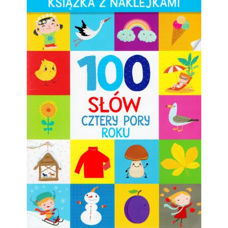 Cztery Pory Roku. 100 Słów. Książka Z Naklejkami