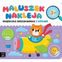 Książeczka wyszukiwanka z kotkiem 3. Maluszek nakleja Agnieszka Bator