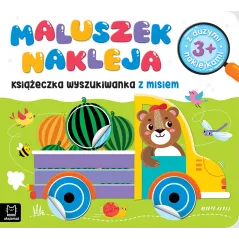 Książeczka wyszukiwanka z misiem 3. Maluszek nakleja Agnieszka Bator