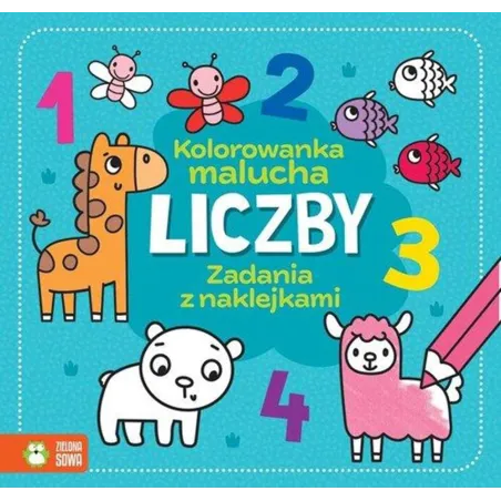 Liczby. Kolorowanka Malucha. Zadania Z Naklejkami