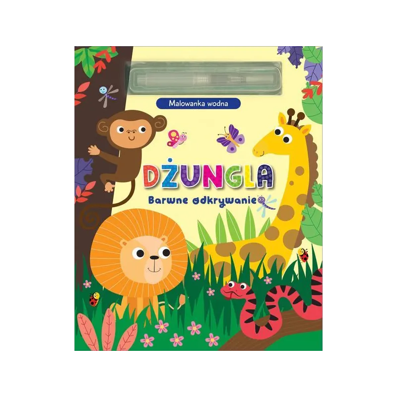 DŻUNGLA. BARWNE ODKRYWANIE. MALOWANKA WODA