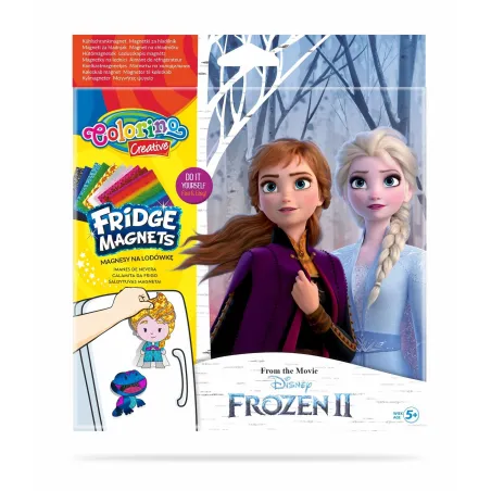 Magnes Na Lodówkę Disney Kraina Lodu Zestaw Kreatywny 5+