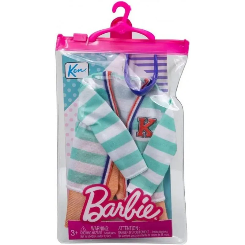 ZESTAW UBRANEK DLA LALKI KEN BARBIE FASHIONS 3+