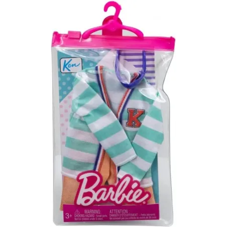 ZESTAW UBRANEK DLA LALKI KEN BARBIE FASHIONS 3+