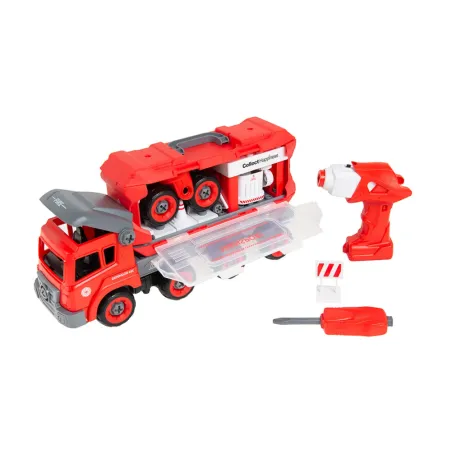 Ciężarówka Strażacka Do Skręcania Zestaw 103 Elementy Smiki 3+