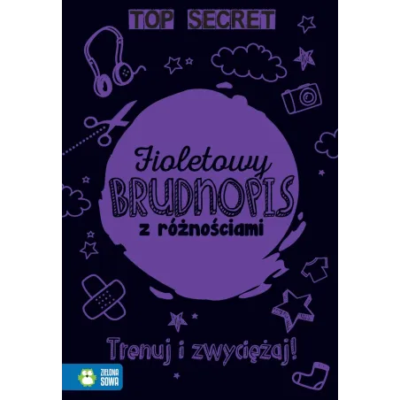 Fioletowy Brudnopis Z Różnościami 9+