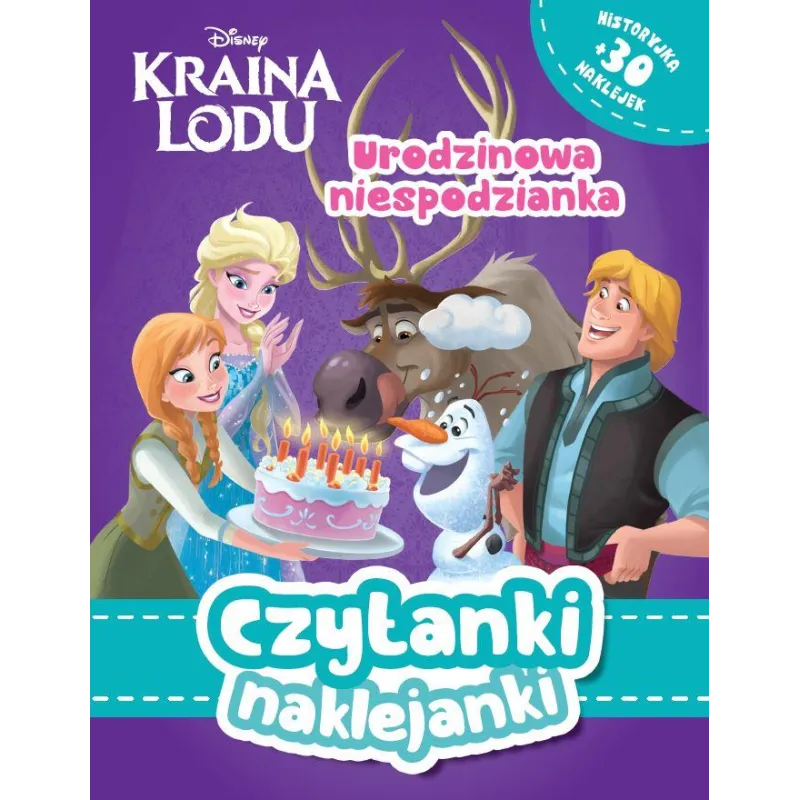 URODZINOWA NIESPODZIANKA DISNEY KRAINA LODU CZYTANKI NAKLEJANKI - Olesiejuk
