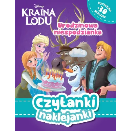 URODZINOWA NIESPODZIANKA DISNEY KRAINA LODU CZYTANKI NAKLEJANKI - Olesiejuk