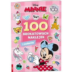 DISNEY MINNIE. 100 BROKATOWYCH NAKLEJEK