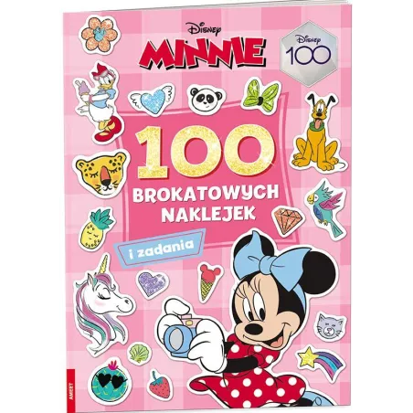 DISNEY MINNIE. 100 BROKATOWYCH NAKLEJEK