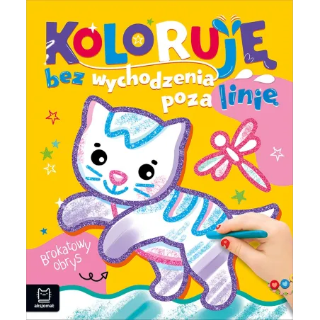 Kotek. Brokatowa Kolorowanka