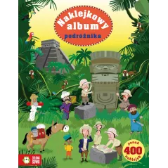 NAKLEJOWY ALBUM PODRÓŻNIKA 4+ - Zielona Sowa