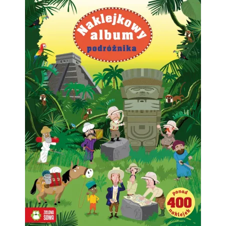 NAKLEJOWY ALBUM PODRÓŻNIKA 4+ - Zielona Sowa