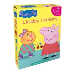 ŚWINKA PEPPA. LICZBY I KOLORY. 26 KART EDUKACYJNYCH