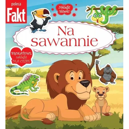 NA SAWANNIE. NAKLEJKI ISKIERKI