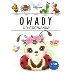 OWADY. KOLOROWANKA Z NAKLEJKAMI