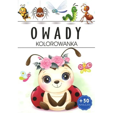 Owady. Kolorowanka Z Naklejkami