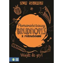 POMARAŃCZOWY BRUDNOPIS Z RÓŻNOŚCIAMI - Zielona Sowa