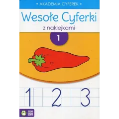 WESOŁE CYFERKI Z NAKLEJKAMI ZESZYT 1 