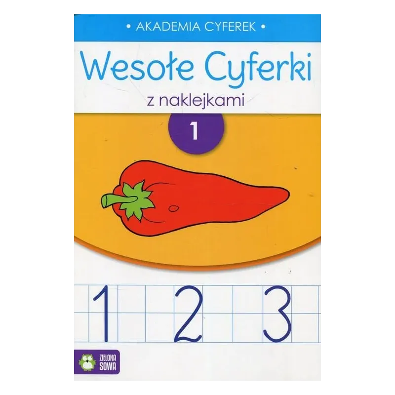 WESOŁE CYFERKI Z NAKLEJKAMI ZESZYT 1 