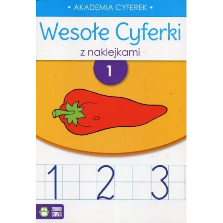 WESOŁE CYFERKI Z NAKLEJKAMI ZESZYT 1 