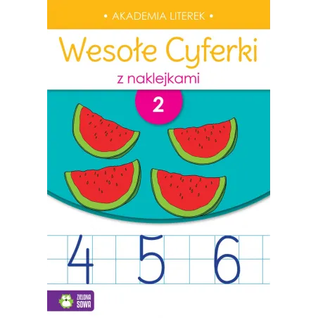 Wesołe Cyferki Z Naklejkami 2. Akademia Literek 4+