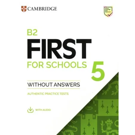 B2 First For Schools 5 Students Book Without Answers With Audio