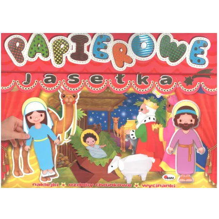 Papierowe Jasełka Wycinanki Ozdoby Choinkowe Naklejki