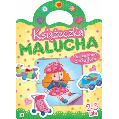 KSIĄŻECZKA MALUCHA PIERWSZE ZABAWY Z NAKLEJKAMI OPRACOWANIE ZBIOROWE