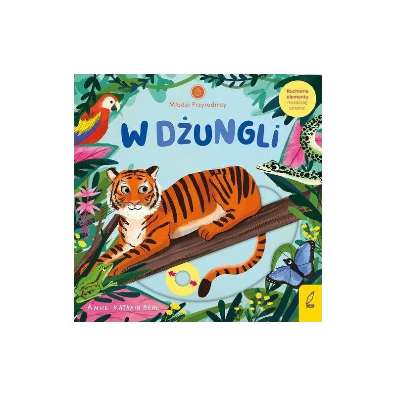 W DŻUNGLI. MALI PRZEWODNICY. KSIĄŻECZKA Z RUCHOMYMI ELEMENTAMI