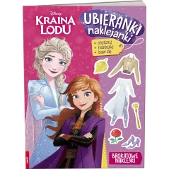 Kraina lodu Ubieranki naklejanki SDU9111 Opracowanie zbiorowe