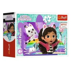 KOCI DOMEK GABI GABBY’S DOLLHOUSE PUZZLE 54 ELEMENTY 4+