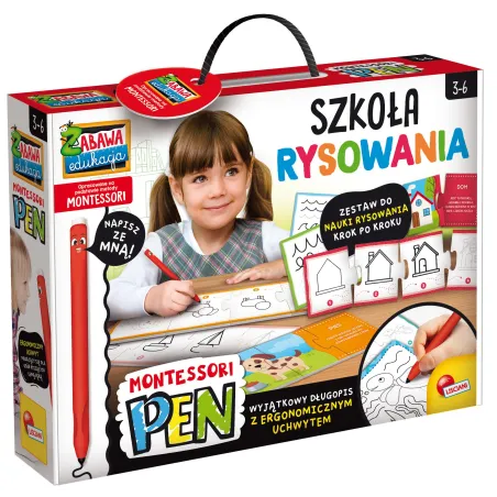 Montessori Pen Lisciani Nauka Rysowania Krok Po Kroku 3-6 Lat