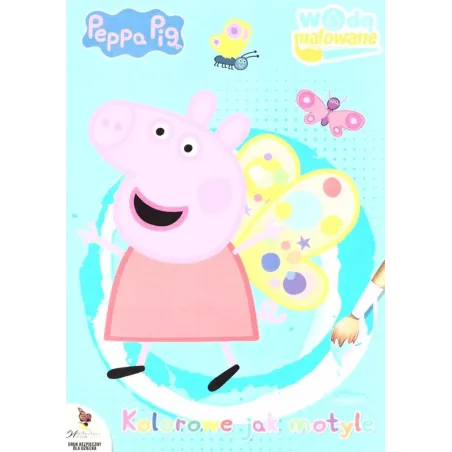 Świnka Peppa. Kolorowe Jak Motyle. Wodne Malowanie