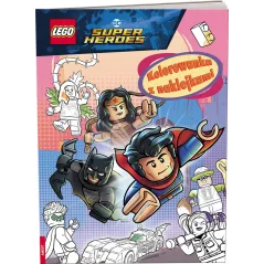 LEGO DC Super Heroes Kolorowanka z naklejkami NA6452 Opracowanie zbiorowe